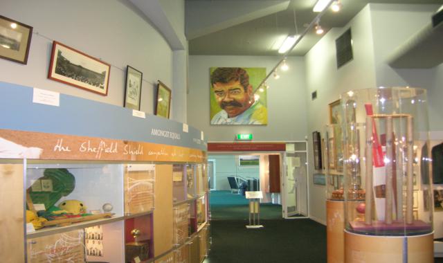 INterior of Tasmanian Cricket Museum
